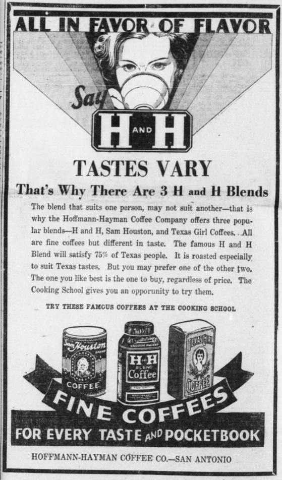 1935 Nov 15 San Antonio Register H and H